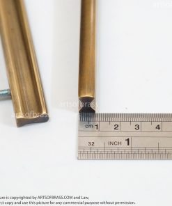 5.43" 2 pcs Vintage Retro Solid Handle Bar Brass Cabinet Drawer Knob Pull 15 DSC0857 resize