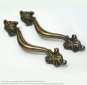 5.70" 2 pcs Vintage Victorian Drawer Pulls Cabinet Door Handle Pull 18 victorian drawer pulls