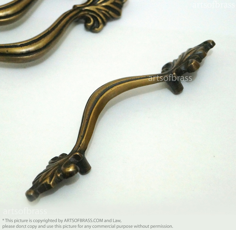 5.70" 2 pcs Vintage Victorian Drawer Pulls Cabinet Door Handle Pull 7 5.70" 2 pcs Vintage Victorian Drawer Pulls Cabinet Door Handle Pull - Image 5