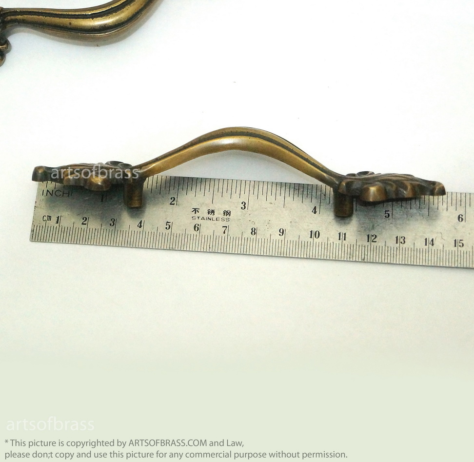 5.70" 2 pcs Vintage Victorian Drawer Pulls Cabinet Door Handle Pull 8 5.70" 2 pcs Vintage Victorian Drawer Pulls Cabinet Door Handle Pull - Image 6