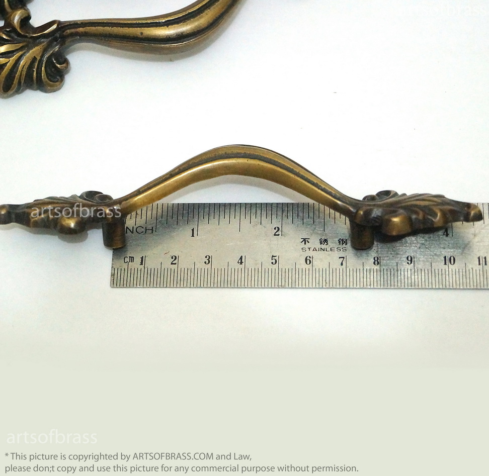 5.70" 2 pcs Vintage Victorian Drawer Pulls Cabinet Door Handle Pull 10 5.70" 2 pcs Vintage Victorian Drawer Pulls Cabinet Door Handle Pull - Image 8