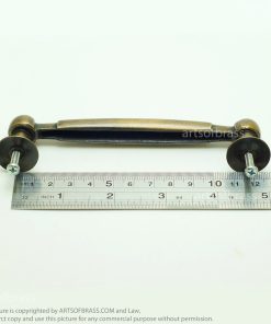 5.31" 2 pcs Vintage Ball Tip Handle Brass Closet Cabinet Door Drawer Pull 19 e DSC1664 resize