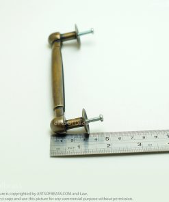 5.31" 2 pcs Vintage Ball Tip Handle Brass Closet Cabinet Door Drawer Pull 18 e DSC1667 resize