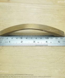 5.43" 2 pcs Vintage Retro Straight Line Cabinet Dresser Brass Pull Handles 15 e DSC1715 resize