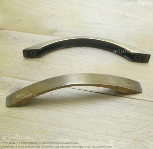 5.43" 2 pcs Vintage Retro Straight Line Cabinet Dresser Brass Pull Handles 18 dresser brass pull handles