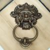 6.29" Balinese Barong Door Knocker Solid Brass Antique Vintage 1 Balinese Barong door knocker solid brass antique vintage