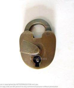Vintage Solid Brass Old PADLOCK with SKELETON Keys working padlock 15 eGEDC3542 resize