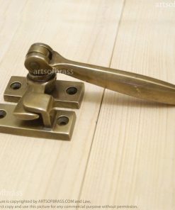 Vintage Solid Brass Door LATCH LOCK Handle Safe Fast Gate Door Lock 14 e DSC1882 resize