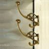 Lot of 2 pcs Vintage Victorian Hooks Floweriest Swirl Strong Wall Hook 1 e DSC3374 resize