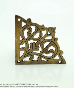 brass furniture corner guard swirl antique design