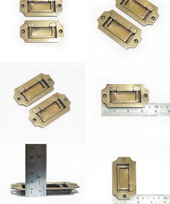 brass flush lift handle 3.46 inch for cabinet drawer