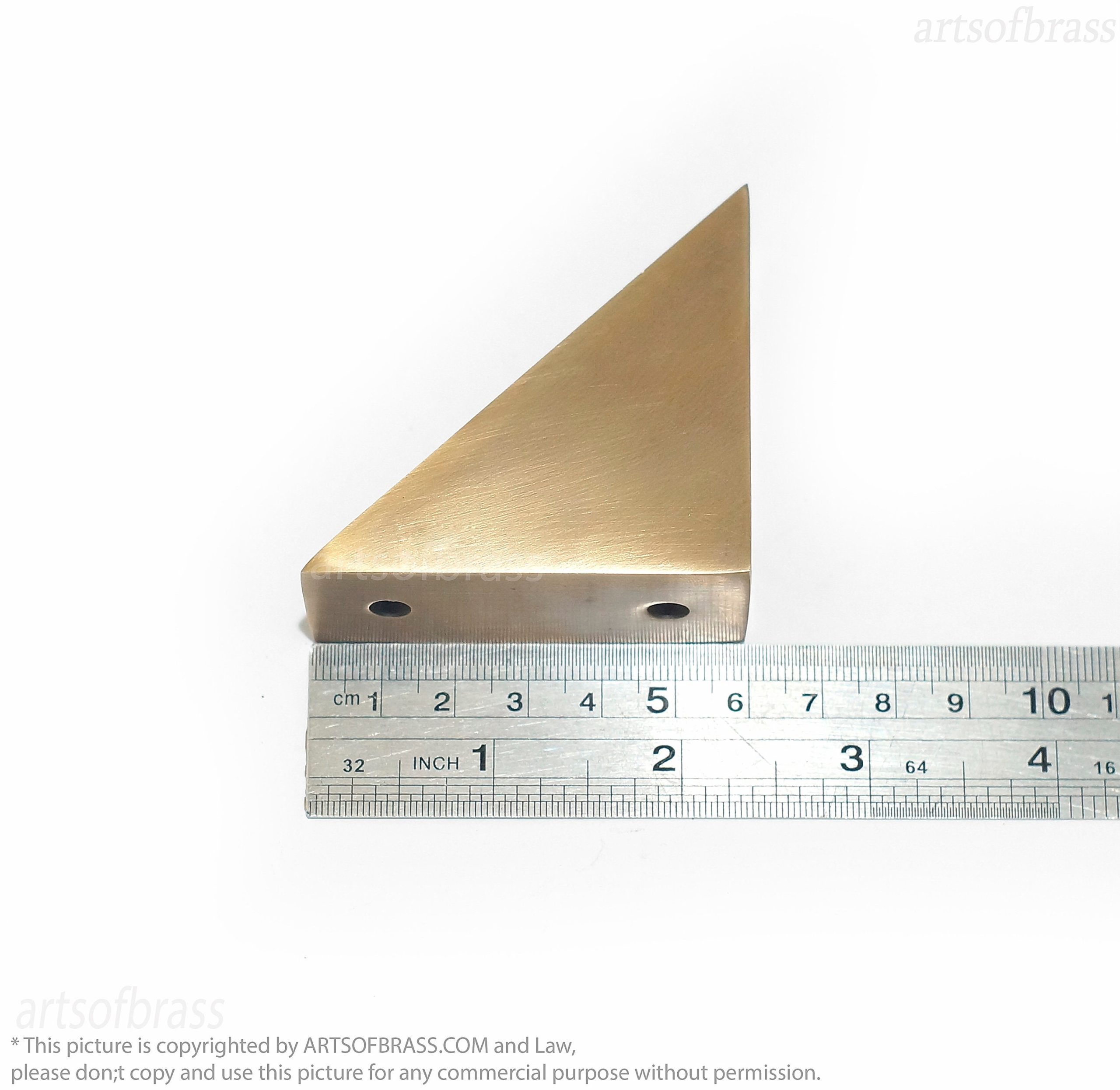 2.36" Solid Brass Corner Protector Bracket – Decorative Table Guard for Trunks & Benches 10 brass corner brace decorative antique furniture protector
