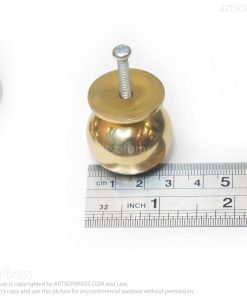 round brass cabinet knob pulls for drawers and cabinets