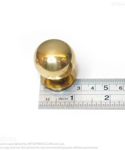 retro solid brass round drawer knobs handmade design