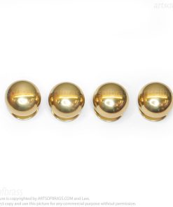 elegant solid brass round drawer knob pulls for cabinets