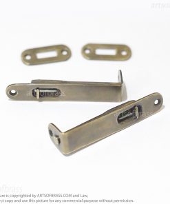 decorative solid brass window latch rustic antique style