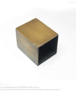 Solid Brass Square Leg Tips for Furniture – Set of 4 18 Decorative brass furniture hardware for DIY projects